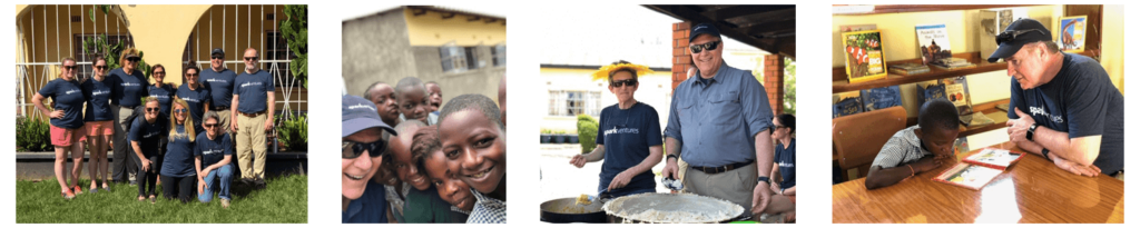 Pictures of Mike volunteering in Zambia