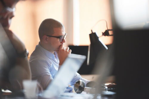 Man working in office