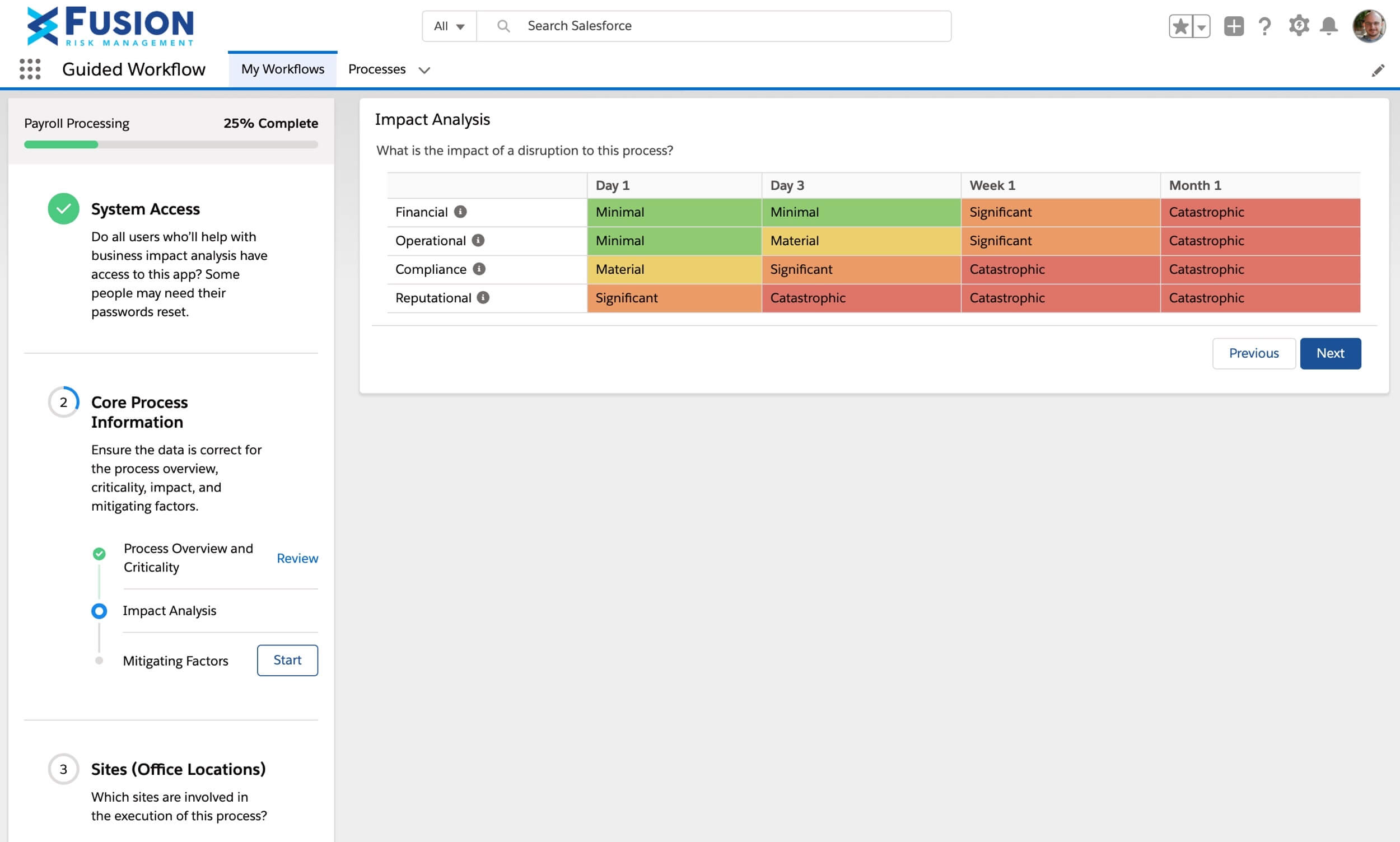 Guided Workflow Dashboard