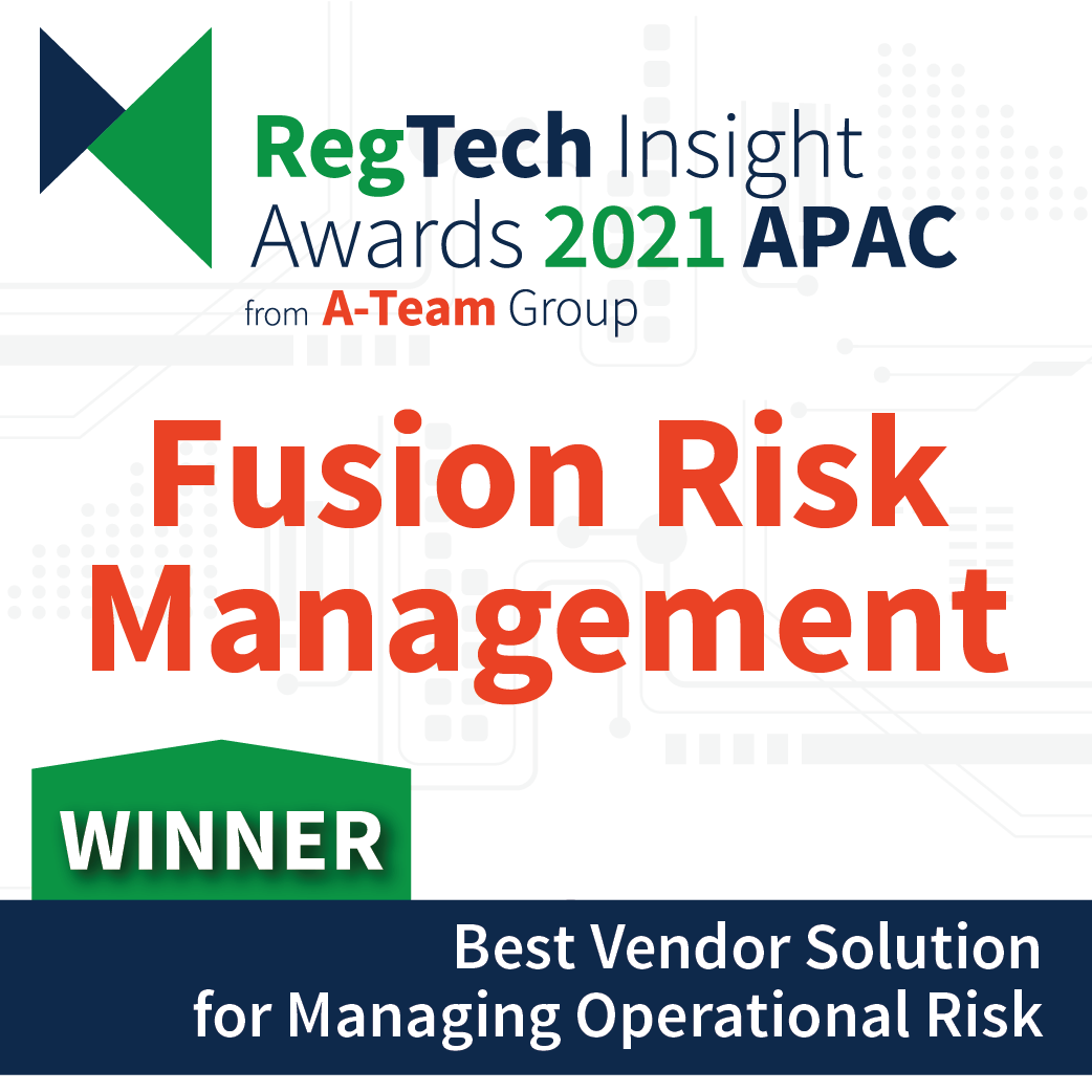 Fusion Named Best Vendor Solution for Managing Operational Risk - Fusion