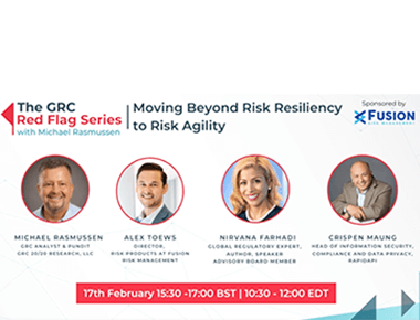 Moving Beyond Risk Resiliency to Risk Agility Webinar
