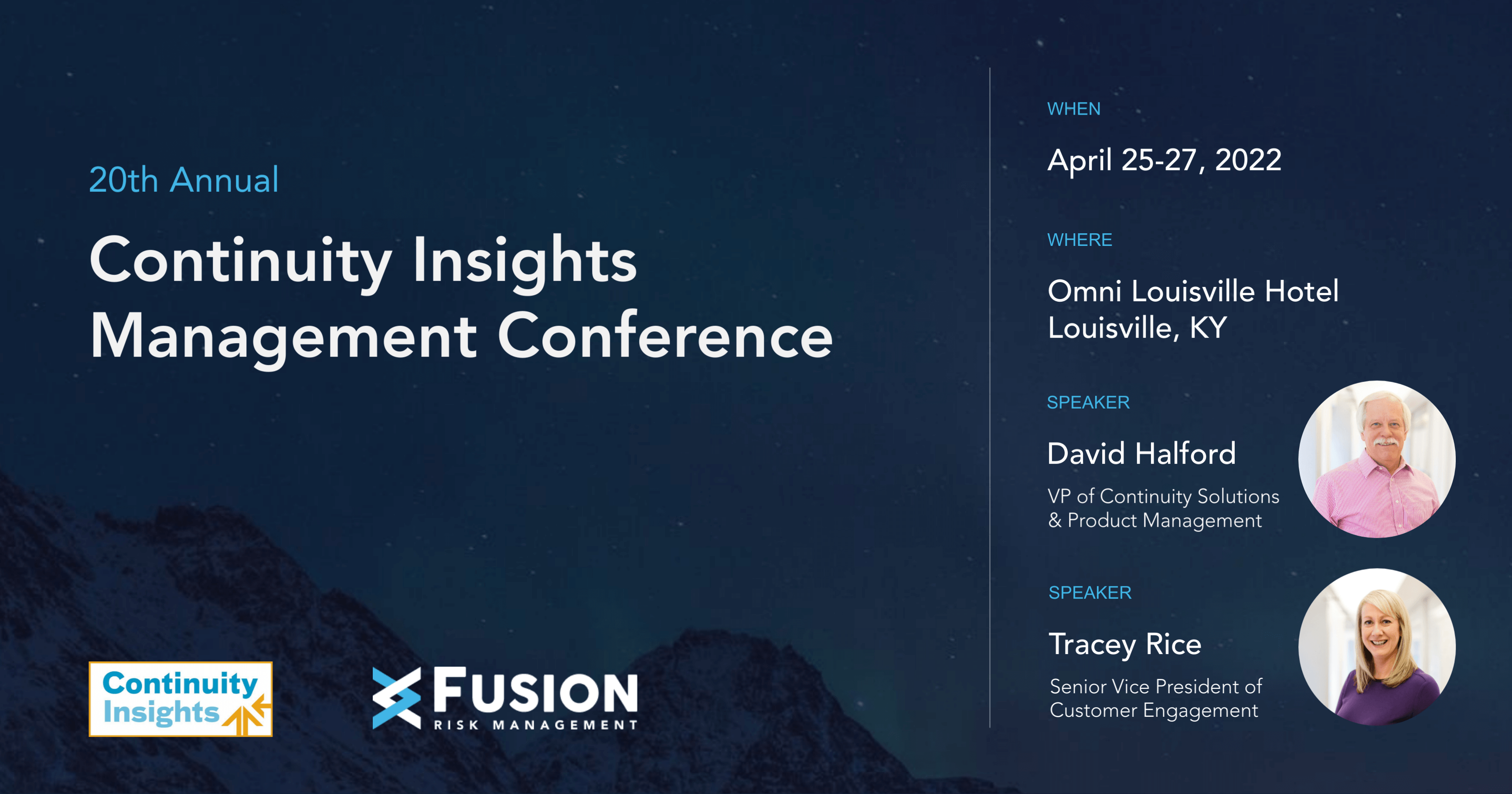 Continuity Insights Management Conference Social Card - Fusion Risk Management