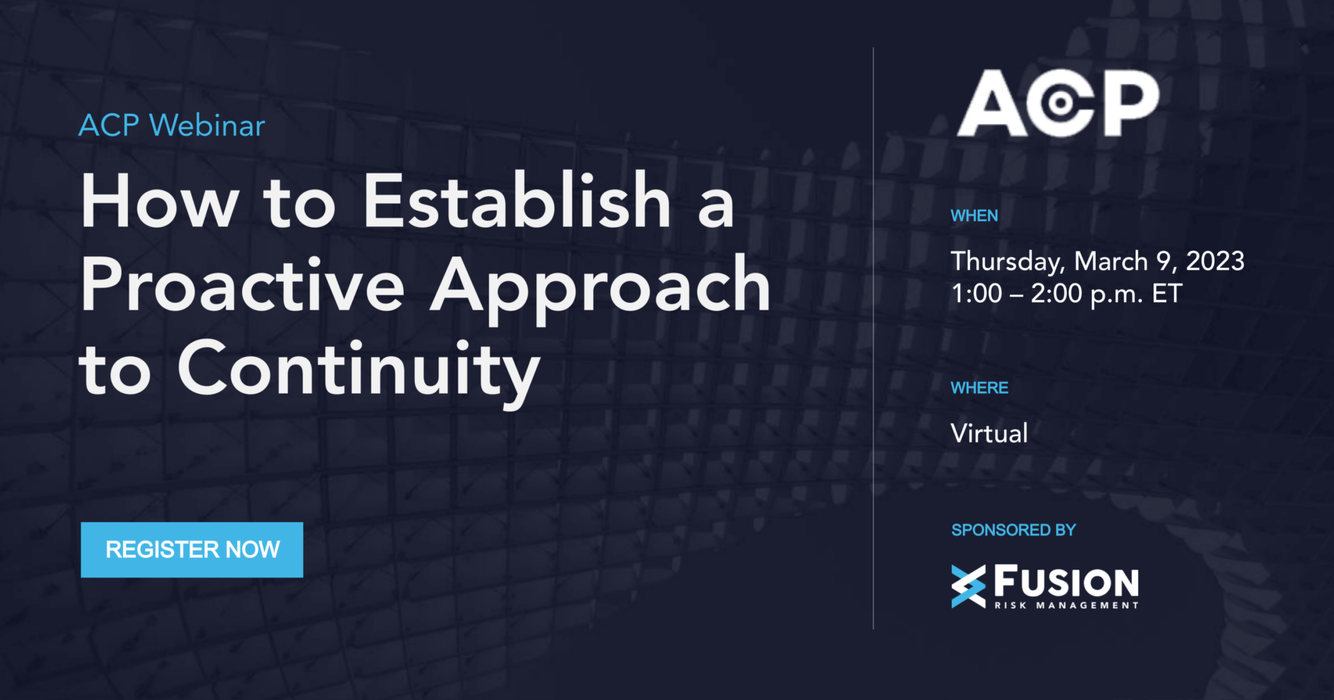 How to Establish a Proactive Approach to Continuity Social Card