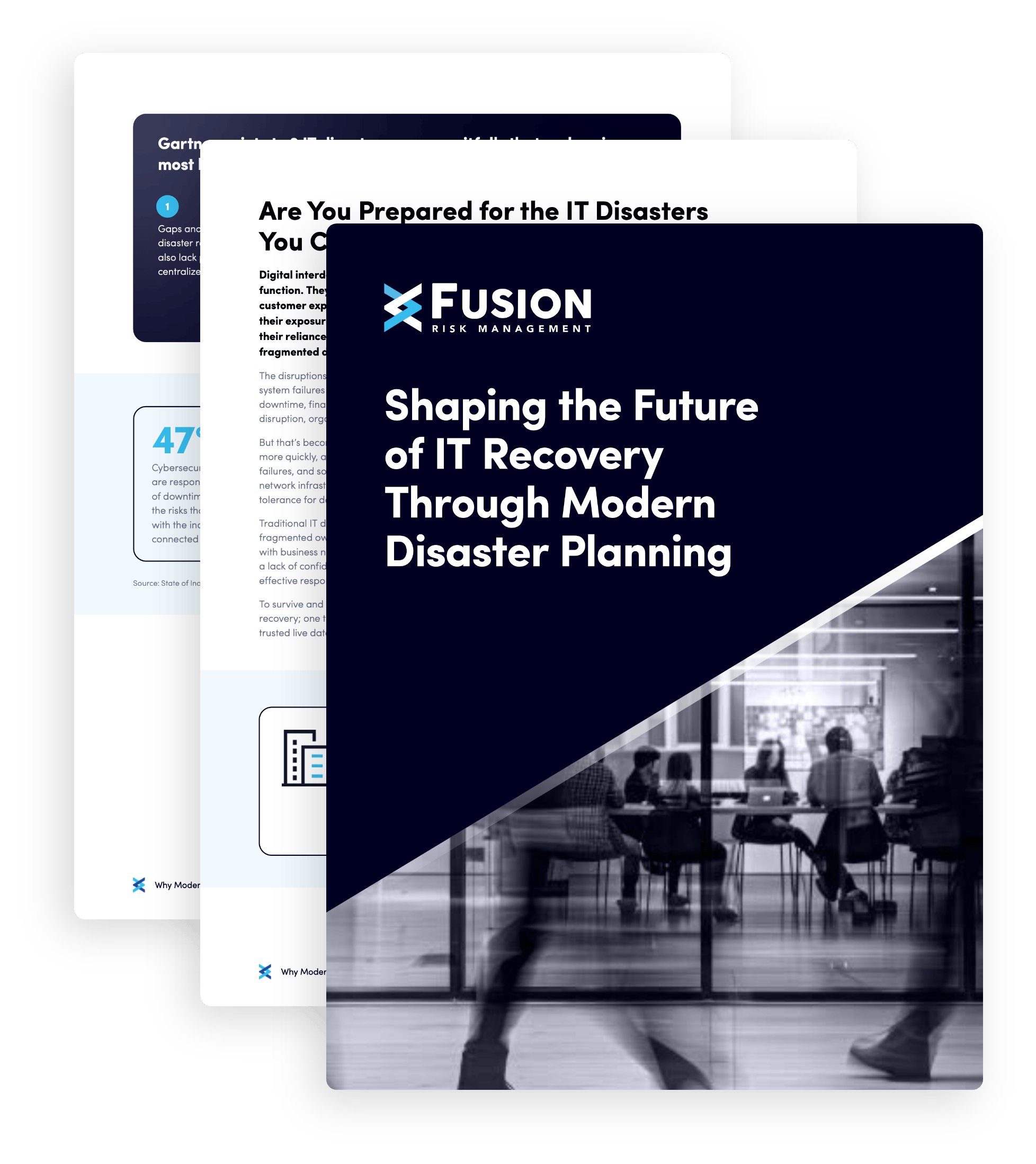 Whitepaper cover image for Shaping the Future of IT Recovery Through Modern Disaster Planning