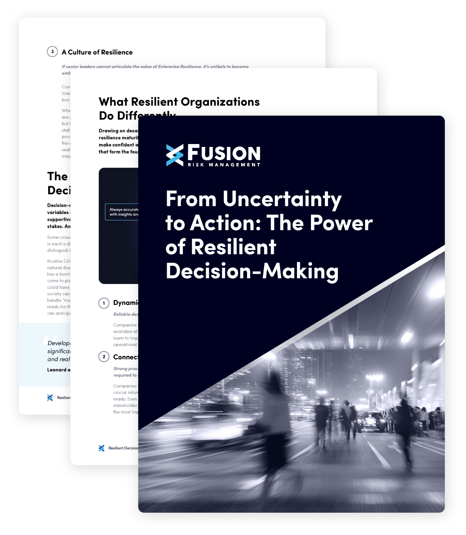 Whitepaper cover image for From Uncertainty to Action: The Power of Resilient Decision-Making