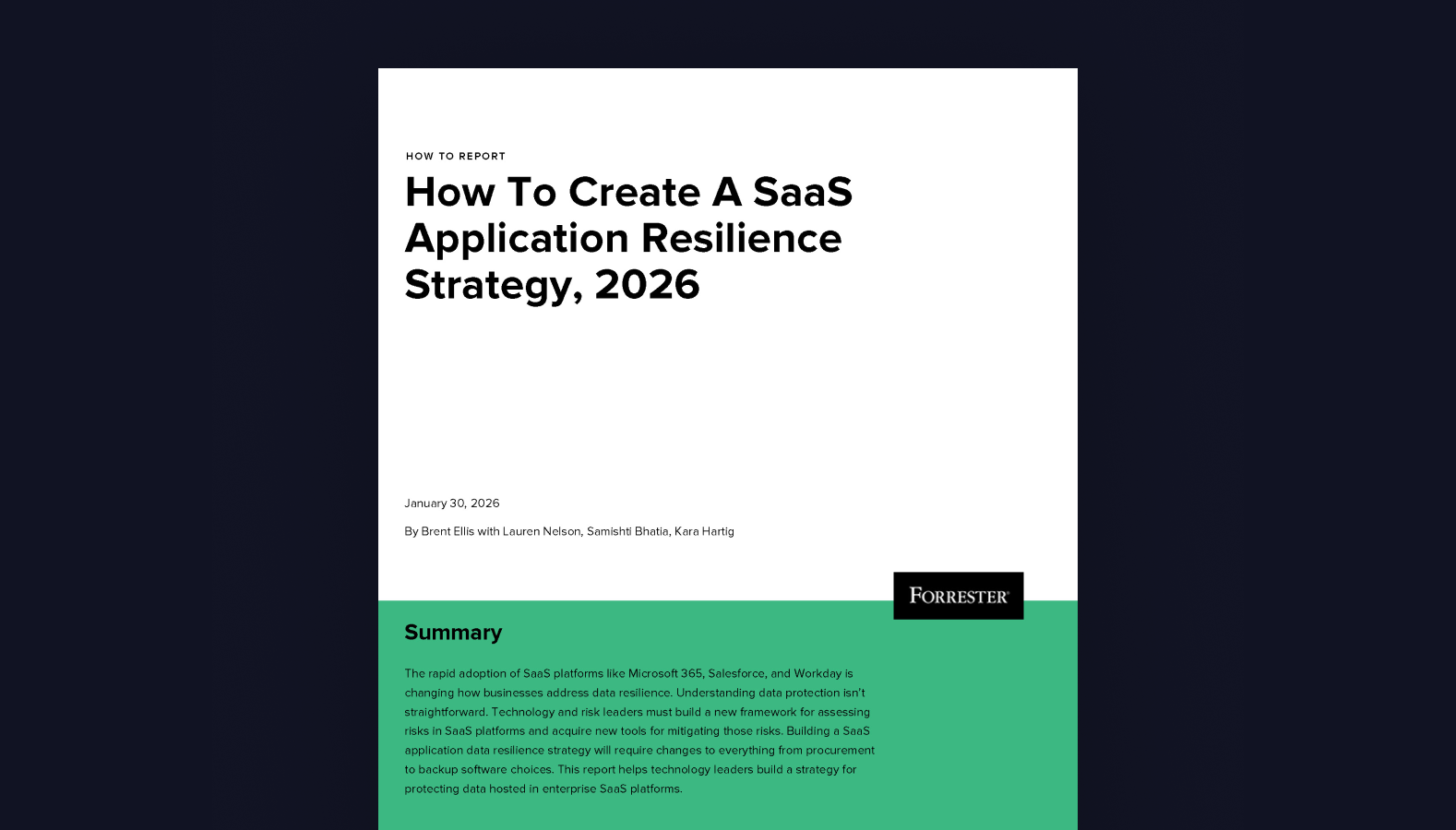 How To Create A SaaS Application Resilience Strategy - Fusion