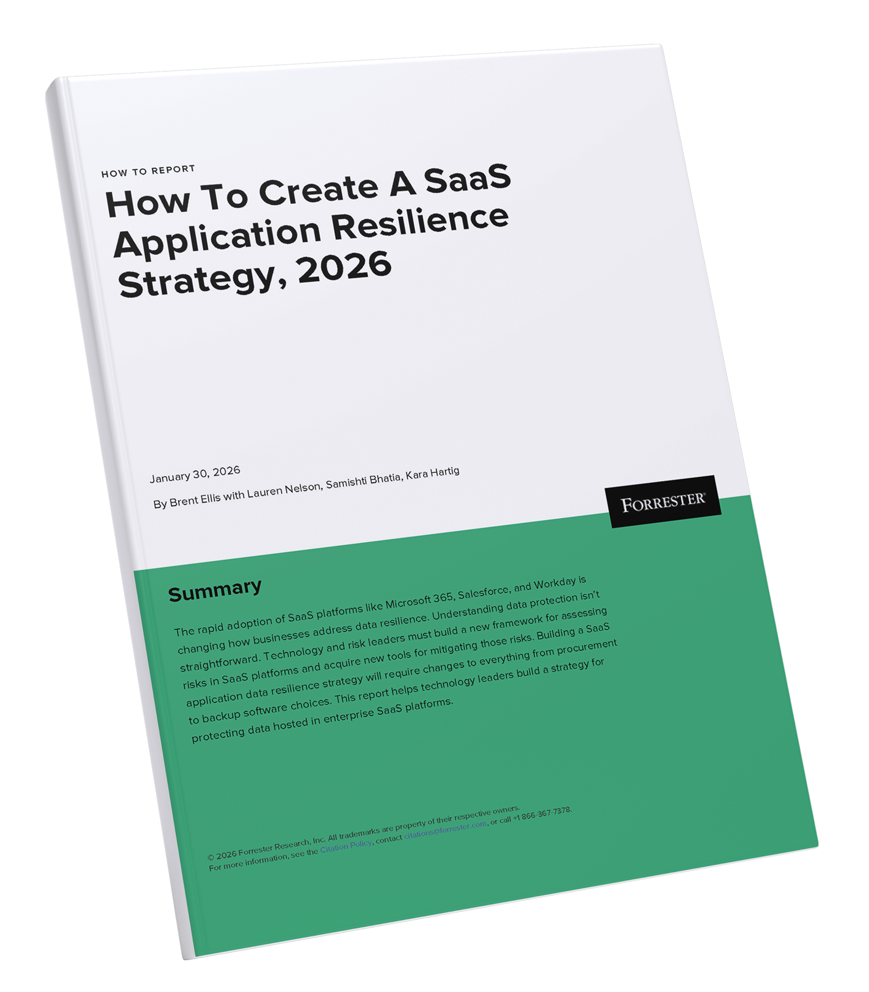 Whitepaper cover image for How To Create A SaaS Application Resilience Strategy