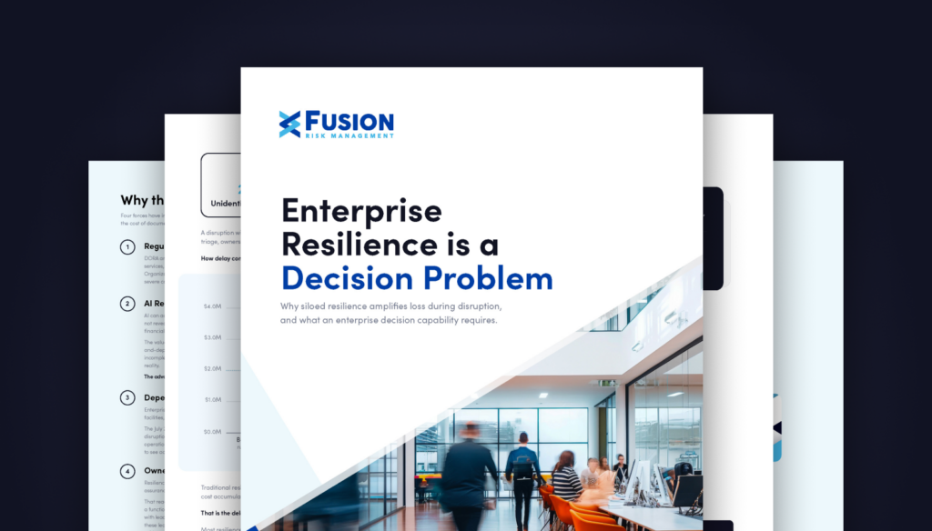 Enterprise Resilience is a Decision Problem - Whitepapers